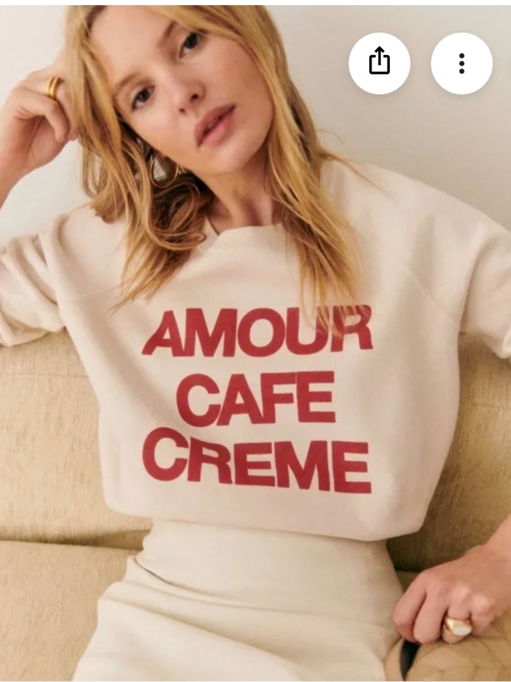 Sezane Crewneck Sweatshirt